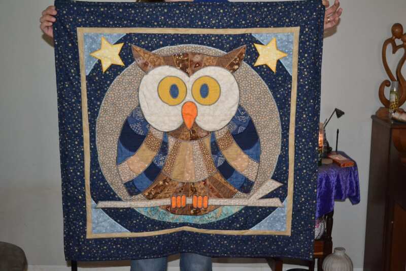 Owl Crazy Quilt